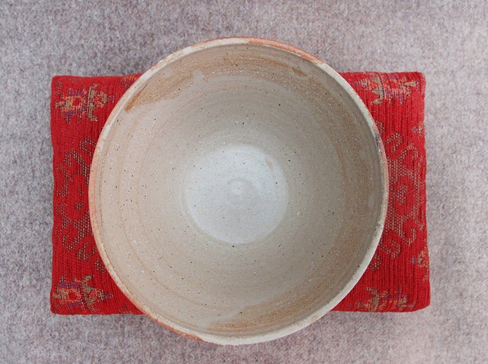 Sabine Schmidt Pottery Large Decorative Bowl in Brown/Grey, Japanese-Inspired Pottery Devon Ceramics