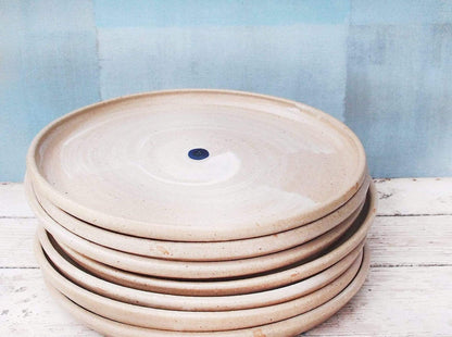 Large White Stoneware Dinner Plates for Beautiful Everyday Living