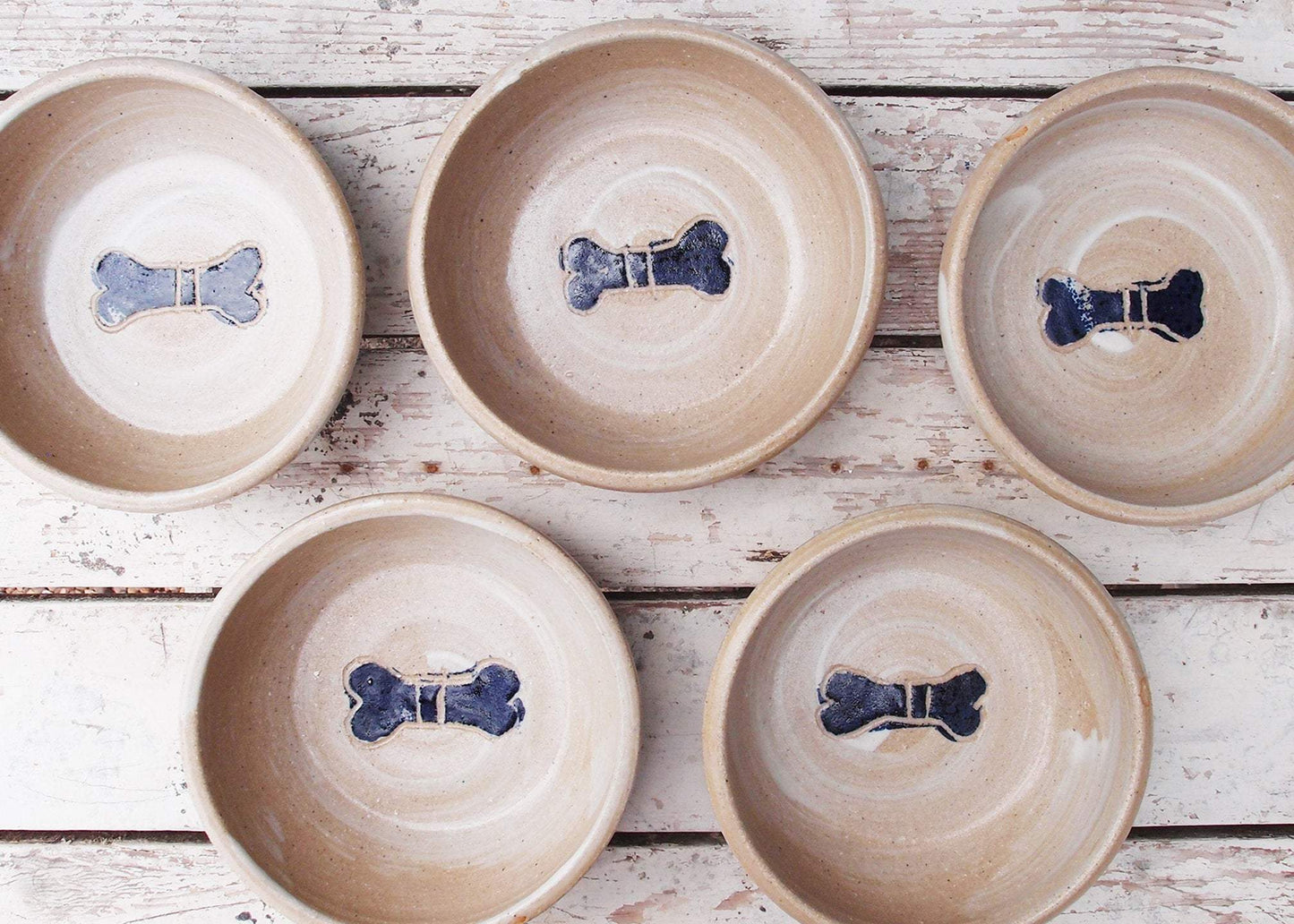 Small Prep Bowls in White/Blue  Handmade Snack Bowls – Sabine Schmidt  Pottery