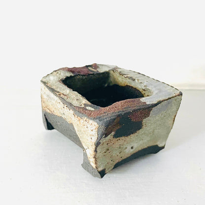 SabineSchmidtPottery Small Clay Art Object 02 – Kurinuki Devon Ceramics