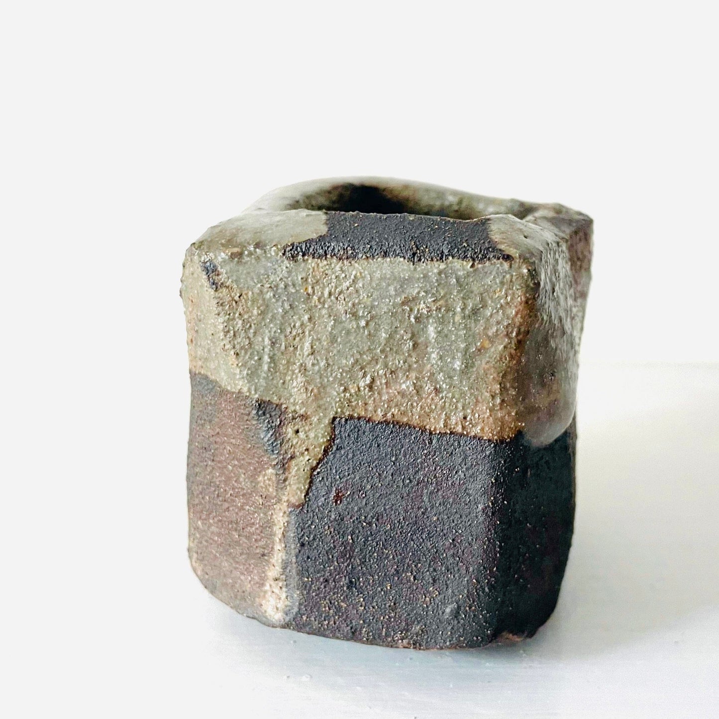 SabineSchmidtPottery Small Clay Art Object 03 – Kurinuki Devon Ceramics