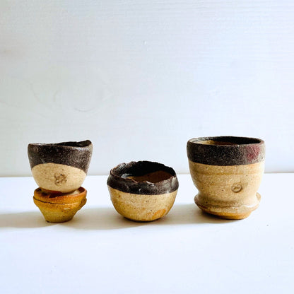 SabineSchmidtPottery Set of 3 Mini Ceramic Vases | Small Bud Vases Devon Ceramics